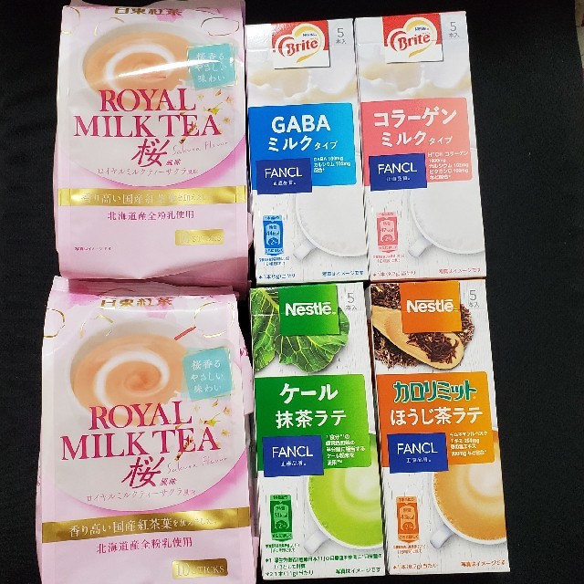 ミルクティー 桜風味　Nestlé FANCL 食品/飲料/酒の飲料(茶)の商品写真