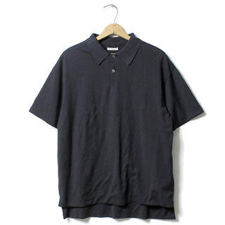 コモリ(COMOLI)のオーラリー　ハイゲージピゲ ダブルクロスポロシャツ　NV サイズ3 17SS(ポロシャツ)