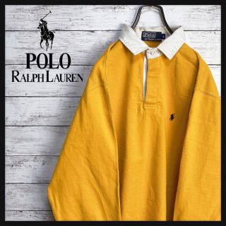 ポロラルフローレン(POLO RALPH LAUREN)の【激レア‼︎】ラルフローレン◎90s ホース刺繍 ワンポイント ラガーシャツ(ポロシャツ)