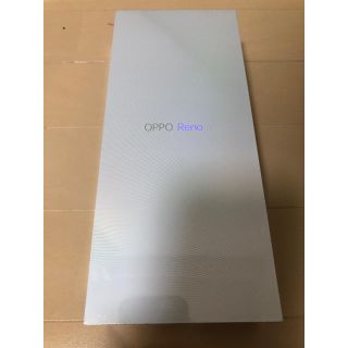 ラクテン(Rakuten)の新品未使用 未開封 OPPO Reno A 128GB blue SIMフリー(スマートフォン本体)