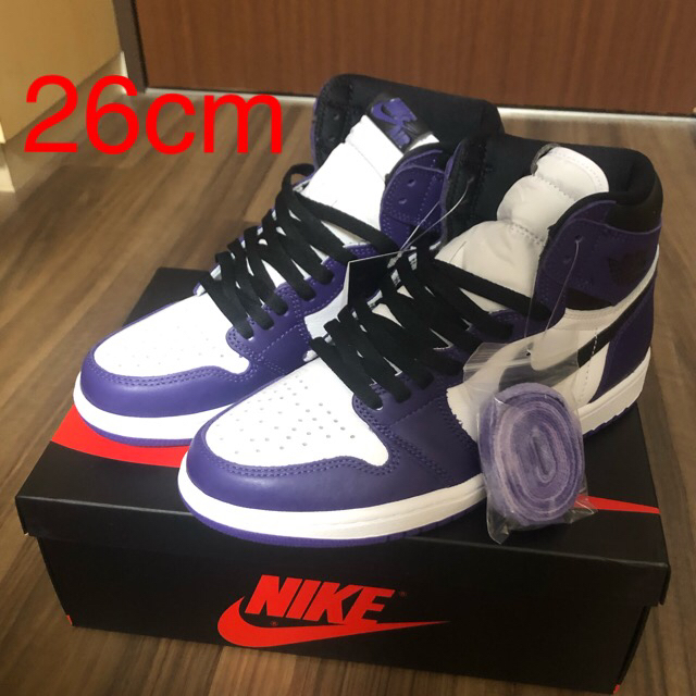 NIKE(ナイキ)のAIR JORDAN 1 OG High court purple メンズの靴/シューズ(スニーカー)の商品写真