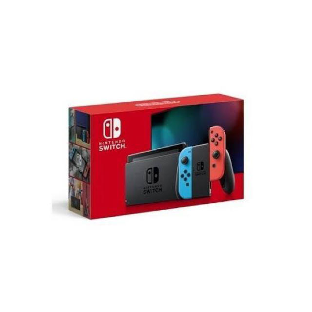 Nintendo Switch(ニンテンドースイッチ)のニンテンドースイッチ　新型ネオン エンタメ/ホビーのゲームソフト/ゲーム機本体(家庭用ゲーム機本体)の商品写真