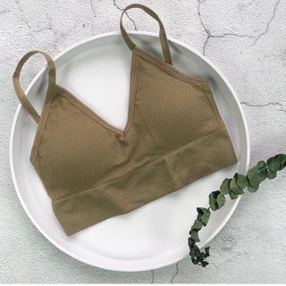 アリシアスタン(ALEXIA STAM)のRIB BRA TOP リブブラトップ　バックオープン(ブラ)