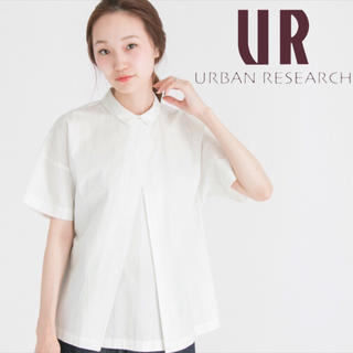 アーバンリサーチ(URBAN RESEARCH)の[新品]URBAN RESEARCH ストライプタックシャツ(シャツ/ブラウス(半袖/袖なし))
