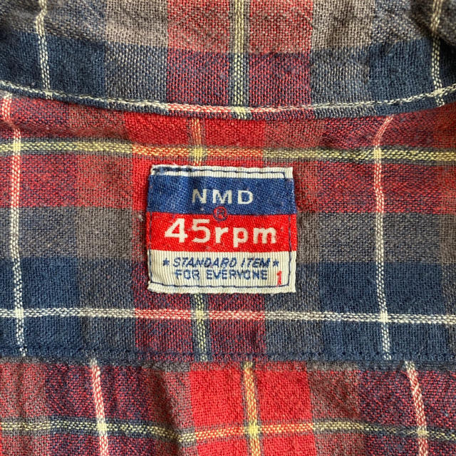 45rpm(フォーティーファイブアールピーエム)の45rpm チェックシャツ ネルシャツ レディースのトップス(シャツ/ブラウス(長袖/七分))の商品写真