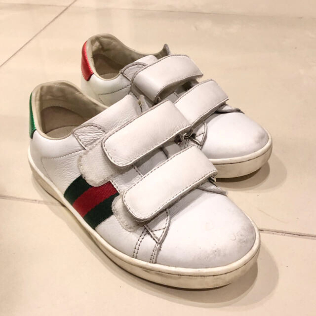 Gucci(グッチ)のGUCCI キッズ スニーカー 子供用 17センチ キッズ/ベビー/マタニティのキッズ靴/シューズ(15cm~)(スニーカー)の商品写真