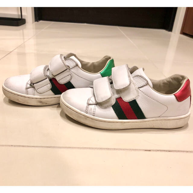 Gucci(グッチ)のGUCCI キッズ スニーカー 子供用 17センチ キッズ/ベビー/マタニティのキッズ靴/シューズ(15cm~)(スニーカー)の商品写真