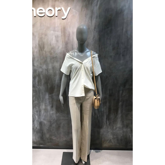 theory(セオリー)のTheory 18SS リネンストレートパンツ レディースのパンツ(カジュアルパンツ)の商品写真