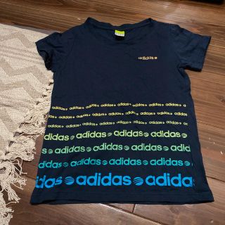 アディダス(adidas)のアディダスネイビーTシャツ(Tシャツ(半袖/袖なし))