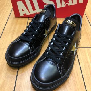 リーボック(Reebok)の【新品】コンバース ONE★STAR J ワンスター BK/GLD 26.5cm(スニーカー)