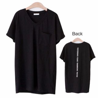 ロゴ Tシャツ  L （ブラック）(Tシャツ(半袖/袖なし))