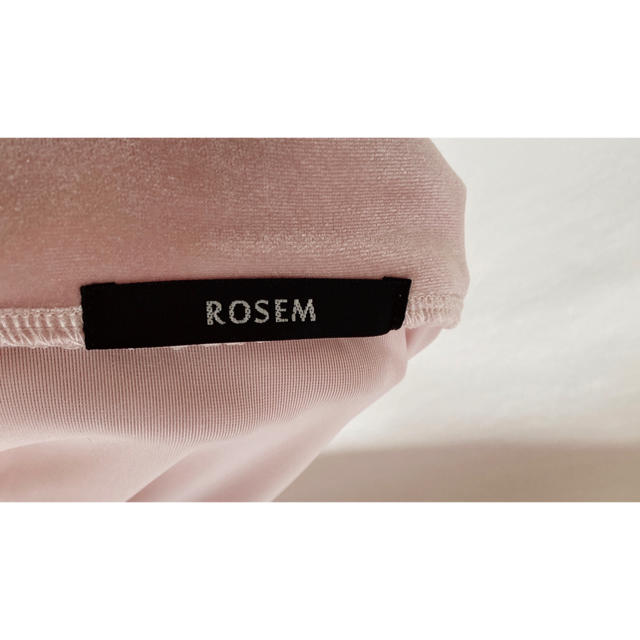 ROSEM●新品●ベロア刺繍ガウン