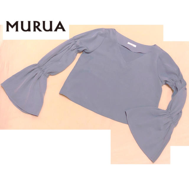 MURUA(ムルーア)のMULUA ムルーア　袖デザイン　トップス レディースのトップス(シャツ/ブラウス(長袖/七分))の商品写真