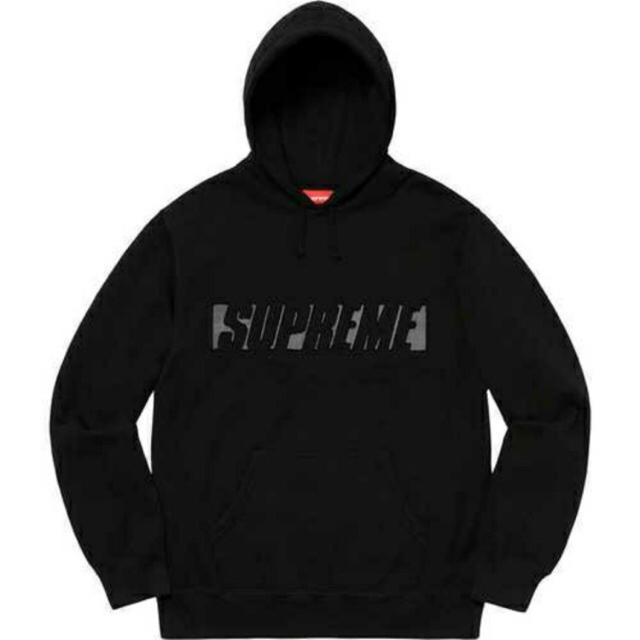 Supreme Reflective Cutout Hooded M パーカー