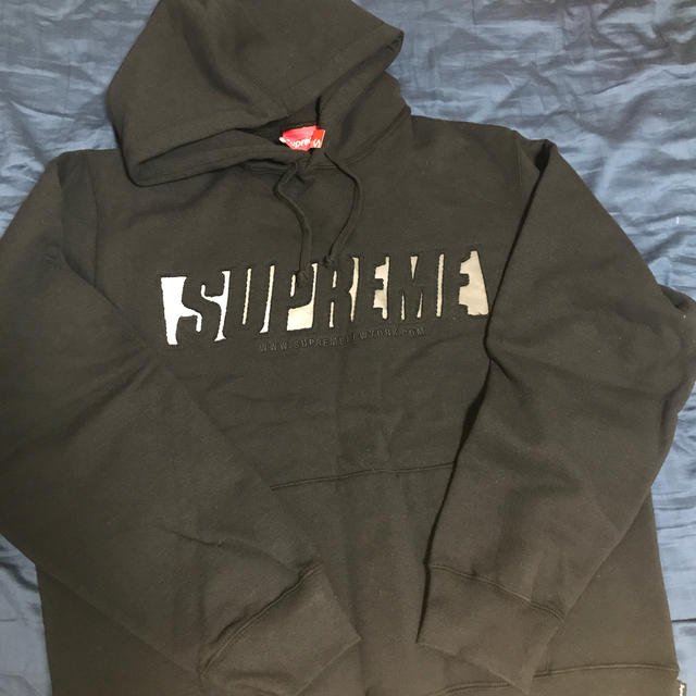 Supreme Reflective Cutout Hooded M パーカー