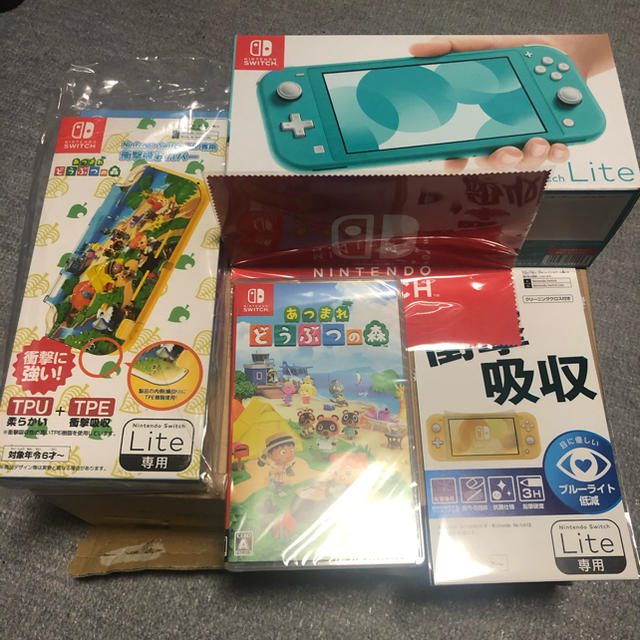 Nintendo  Switch liteターコイズ あつまれどうぶつの森セット