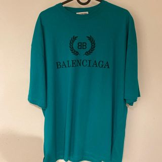 BALENCIAGA(Tシャツ/カットソー(半袖/袖なし) ・ グリーン BALENCIAGA(Tシャツ/カットソー(半袖/袖なし) ・ グリーン