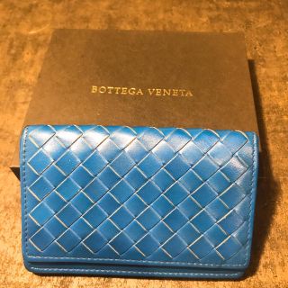 ボッテガヴェネタ(Bottega Veneta)のseripos様専用　ボッテガ名刺入れ　ブルー(名刺入れ/定期入れ)