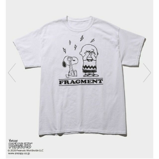 フラグメント(FRAGMENT)のFRAGMENTPEANUTS ホワイトT(XL)fragment peanut(Tシャツ/カットソー(半袖/袖なし))