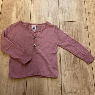 プチバトー(PETIT BATEAU)の美品♡ プチバトー　petitbateau トップス　74cm(シャツ/カットソー)