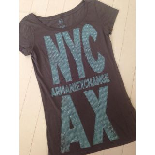 アルマーニエクスチェンジ(ARMANI EXCHANGE)のA/X ビジュー Tシャツ(Tシャツ(半袖/袖なし))