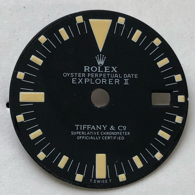 エクスプローラー2 1655 文字盤　ダイアル　ティファニー　ダブルネイム時計