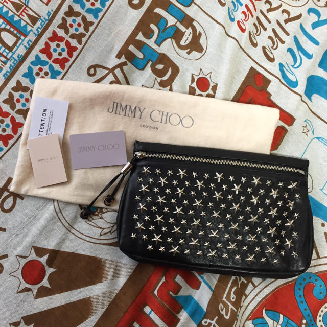 JIMMY CHOO(ジミーチュウ)のJIMMY CHOO スタッズクラッチ♡ レディースのバッグ(クラッチバッグ)の商品写真