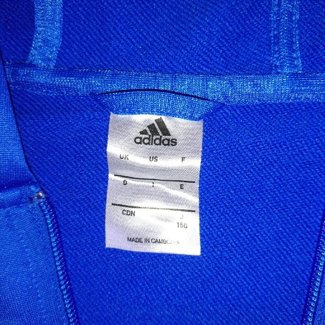 adidas(アディダス)のadidas 子供用パーカー 150size キッズ/ベビー/マタニティのキッズ服男の子用(90cm~)(ジャケット/上着)の商品写真