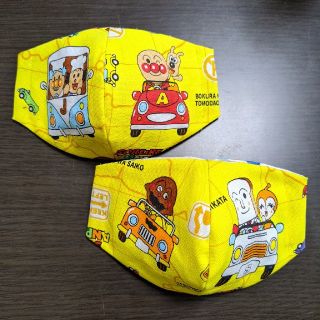 アンパンマン(アンパンマン)のハンドメイド インナーマスク アンパンマン 子供用 ２枚(その他)