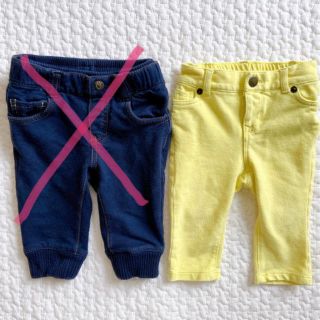 ベビーギャップ(babyGAP)の【にしゆか様ご専用】baby Gap♡パンツ イエロー (パンツ)