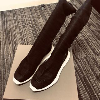 リックオウエンス(Rick Owens)のRick Owens リックオウエンス ソックスニーカー ランナーブーツ(スニーカー)