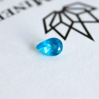 ネオンブルーアパタイト・ルース　0.45ct(その他)