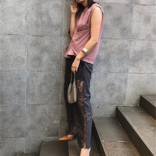 Ameri VINTAGE - MEDI EMBROIDERY TULLE PANTSの通販 by jas 'sshop