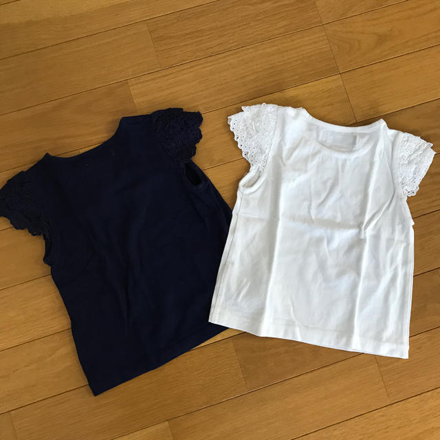 Tartine et Chocolat(タルティーヌ エ ショコラ)のタルティーヌエショコラ Tシャツ 2枚セット 80cm 女の子 キッズ/ベビー/マタニティのベビー服(~85cm)(Ｔシャツ)の商品写真