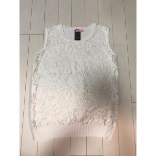 ダブルスタンダードクロージング(DOUBLE STANDARD CLOTHING)のmomo28様専用  ダブスタ 定番シースルーレースノースリーブトップス(カットソー(半袖/袖なし))