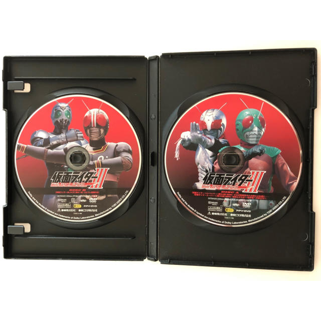 新品 仮面ライダーⅢ スカイライダー、スーパー1、BLACK DVD2枚セット