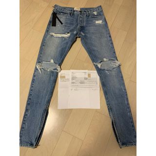 フィアオブゴッド(FEAR OF GOD)のFEAR OF GOD 4TH DENIM 31 デニムパンツ　インディゴ(デニム/ジーンズ)