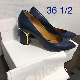 クロエ(Chloe)のChoe チャンキーヒール　サイズ36 1/2(ハイヒール/パンプス)