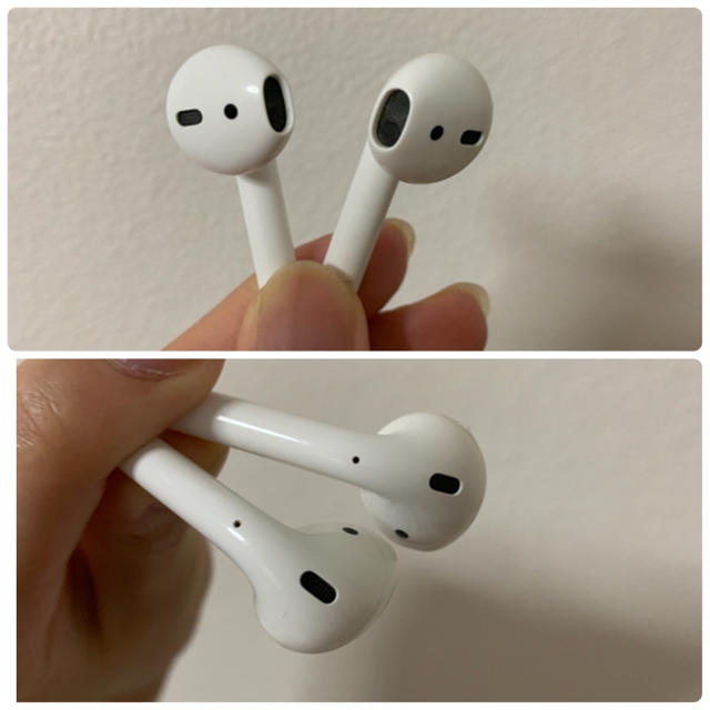 Apple(アップル)のAirPods エアポッツ イヤホン 第1世代① スマホ/家電/カメラのオーディオ機器(ヘッドフォン/イヤフォン)の商品写真