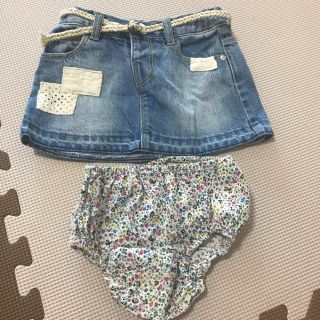 ザラキッズ(ZARA KIDS)のZARA KIDSデニムスカート(スカート)