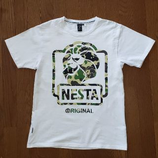 ネスタブランド(NESTA BRAND)のNEST Tシャツ（白）迷彩プリント(Tシャツ/カットソー(半袖/袖なし))