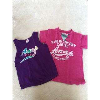 アナップキッズ(ANAP Kids)のANAP Tシャツ タンクトップ セット120(Tシャツ/カットソー)