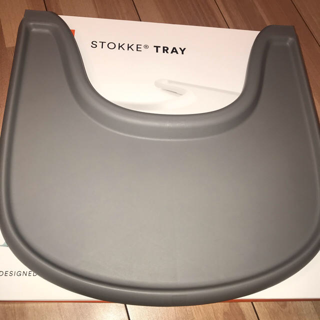 Stokke(ストッケ)のストッケ　トレイ　トリップトラップ   ストームグレー キッズ/ベビー/マタニティの授乳/お食事用品(その他)の商品写真