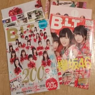 ケヤキザカフォーティーシックス(欅坂46(けやき坂46))の欅坂46 カレンダー ポスター 2017 & 2018 BLT(アイドルグッズ)