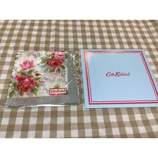 キャスキッドソン(Cath Kidston)のキャスキットソン　ハンカチ　キャスキッドソン　ローズ柄(ハンカチ)