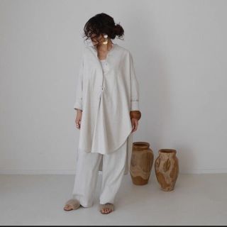 COTTON SUPPLE MOLESKIN WIDE DRESS SHIRT(シャツ/ブラウス(長袖/七分))