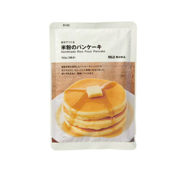 MUJI (無印良品)(ムジルシリョウヒン)の無印良品 米粉のパンケーキミックス 食品/飲料/酒の食品(菓子/デザート)の商品写真