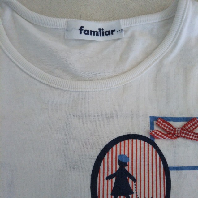 familiar(ファミリア)のファミリア　Tシャツ　110センチ キッズ/ベビー/マタニティのキッズ服女の子用(90cm~)(Tシャツ/カットソー)の商品写真