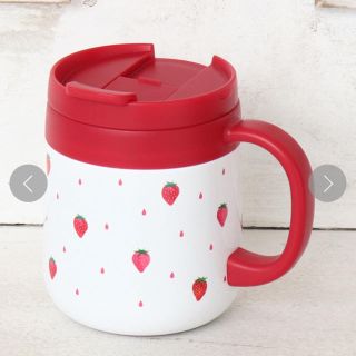 アフタヌーンティー(AfternoonTea)の即完売品 Afternoon Tea/イチゴステンレスマグカップ レッド(タンブラー)