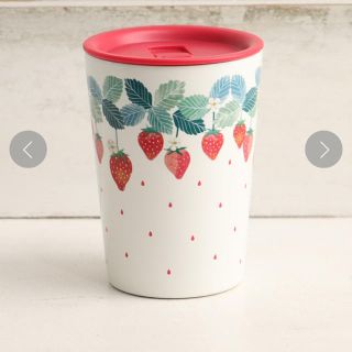 アフタヌーンティー(AfternoonTea)の即完売品  Afternoon Tea/イチゴ蓋付きステンレスマグカップ(タンブラー)